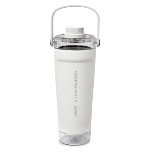 Termo MD-053 de 700 ml con sellado antifugas y filtro para infusiones. Tapa con doble apertura, asa de transporte e interior de acero inoxidable.