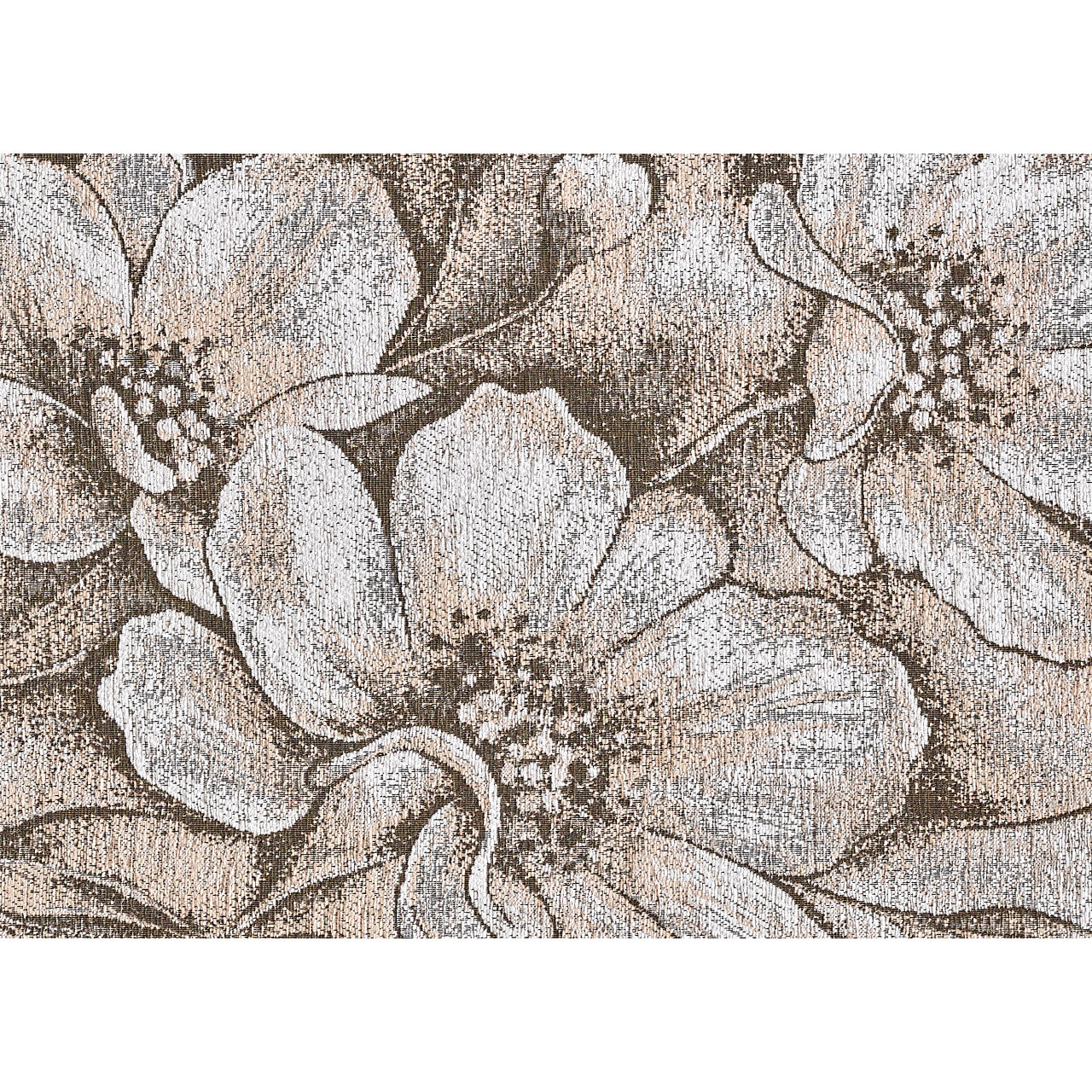 Tappeto Jacquard Ideale Salotto Camera Ingresso Made In Italy Antiscivolo, Lavabile, Morbido Disegno Asturia Tortora By Suardi