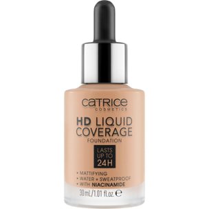 Hd Liquid Coverage Foundation - Fond de Teint Liquide Haute Couvrance 30ml