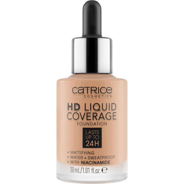 Hd Liquid Coverage Foundation - Fond de Teint Liquide Haute Couvrance 30ml