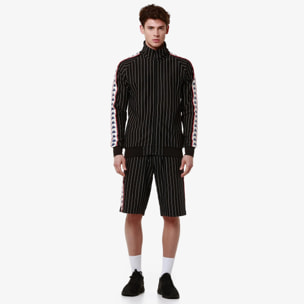 Kappa - Sudaderas Hombre Negro - 222 Banda Lauro