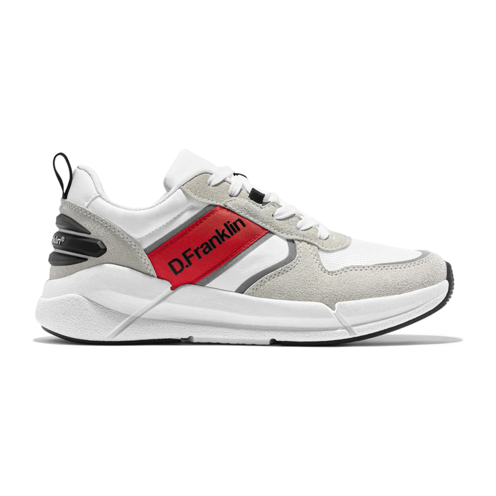 Zapatillas Deportivas Casual Walker en Blanco D.Franklin