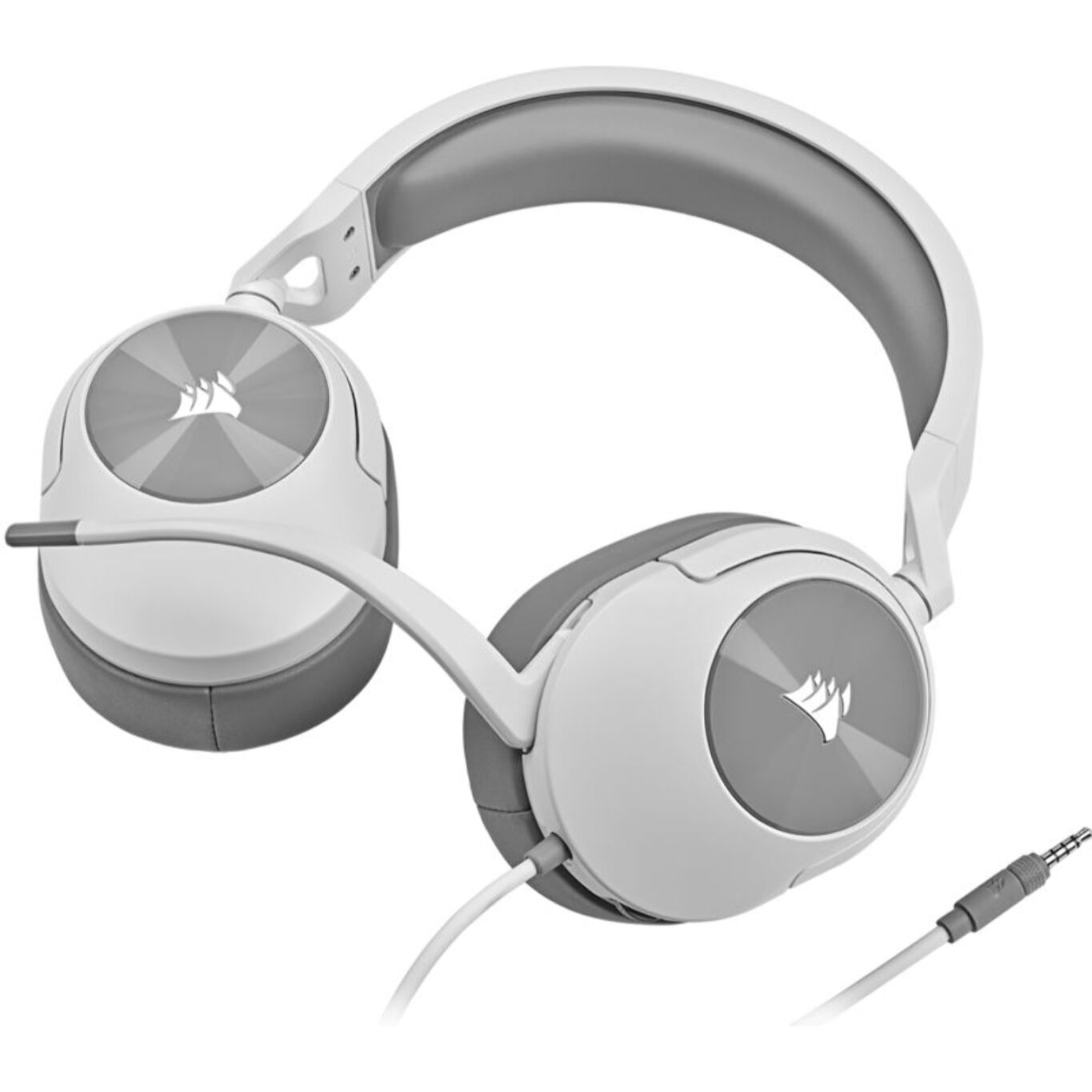 Casque gamer CORSAIR HS55 Stereo Headset white