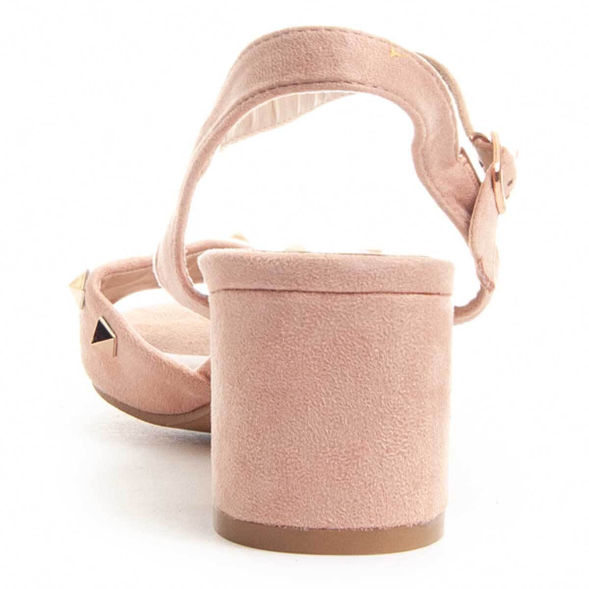 Sandalias De Tacón - Rosa - Altura: 6 cm