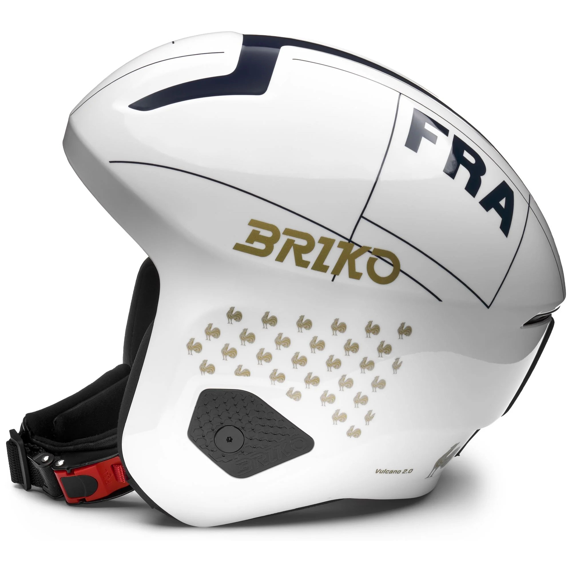 Caschi Briko Uomo Donna Bianco Vulcano 2.0 France Mips