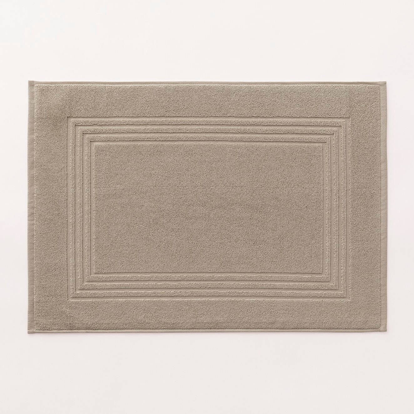 Tapis de Bain Coton Peigné - 920 g/m2 TAUPE