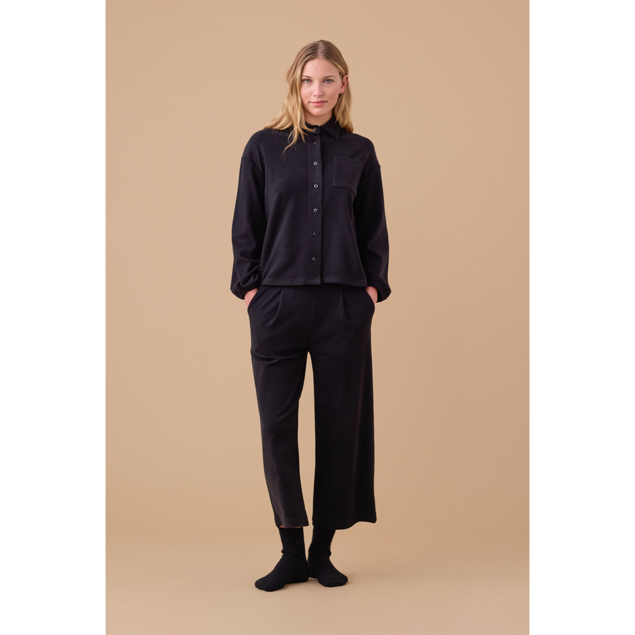 Completo donna loungewear in micropile articolo ross Noidinotte