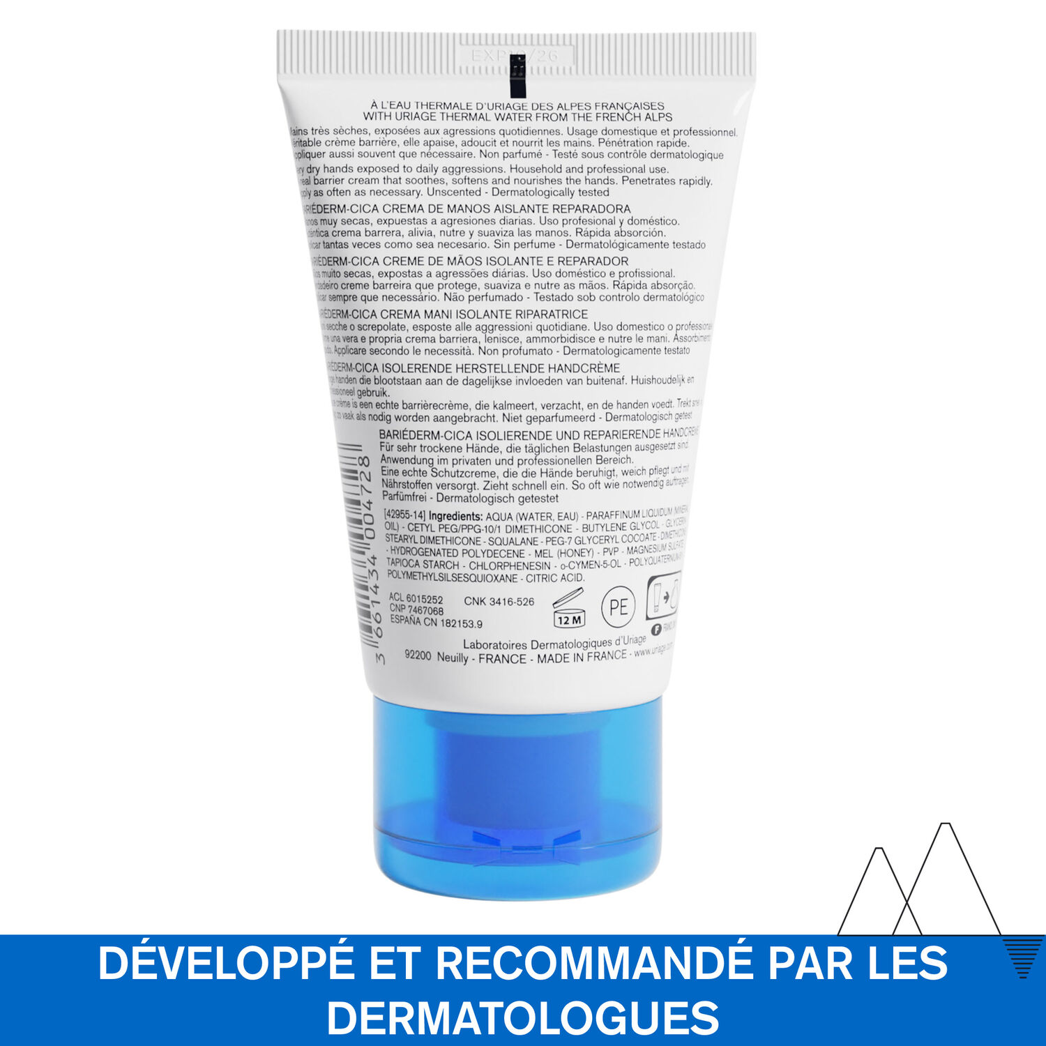 Bariéderm - Crème Mains - Isolante Réparatrice 50 ml