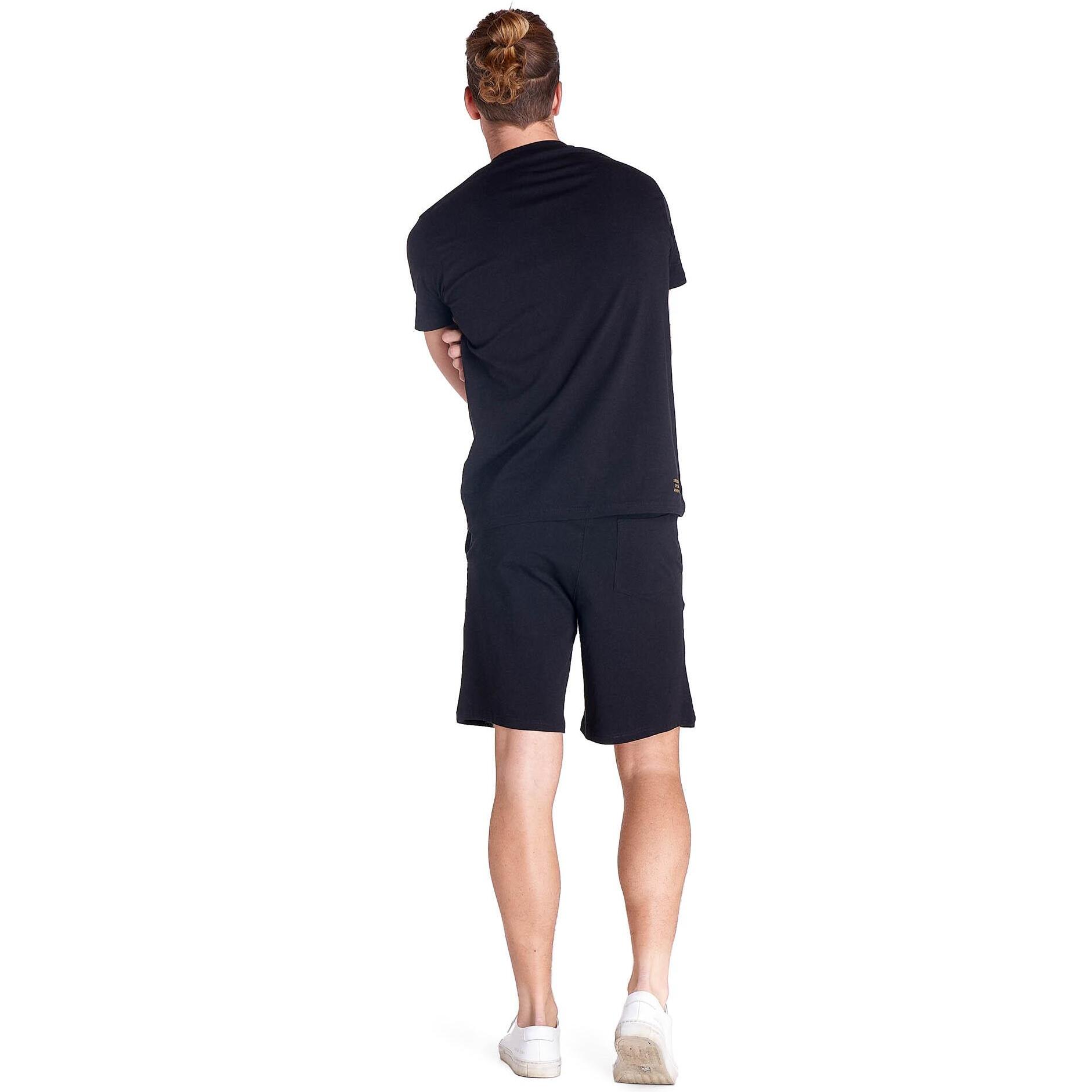 Camiseta de hombre con logo grande DORADO
