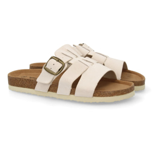 Sandalia Mujer cómoda con tiras y hebilla