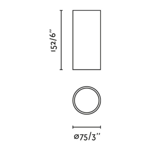 ROL Plafonnier blanc 15W