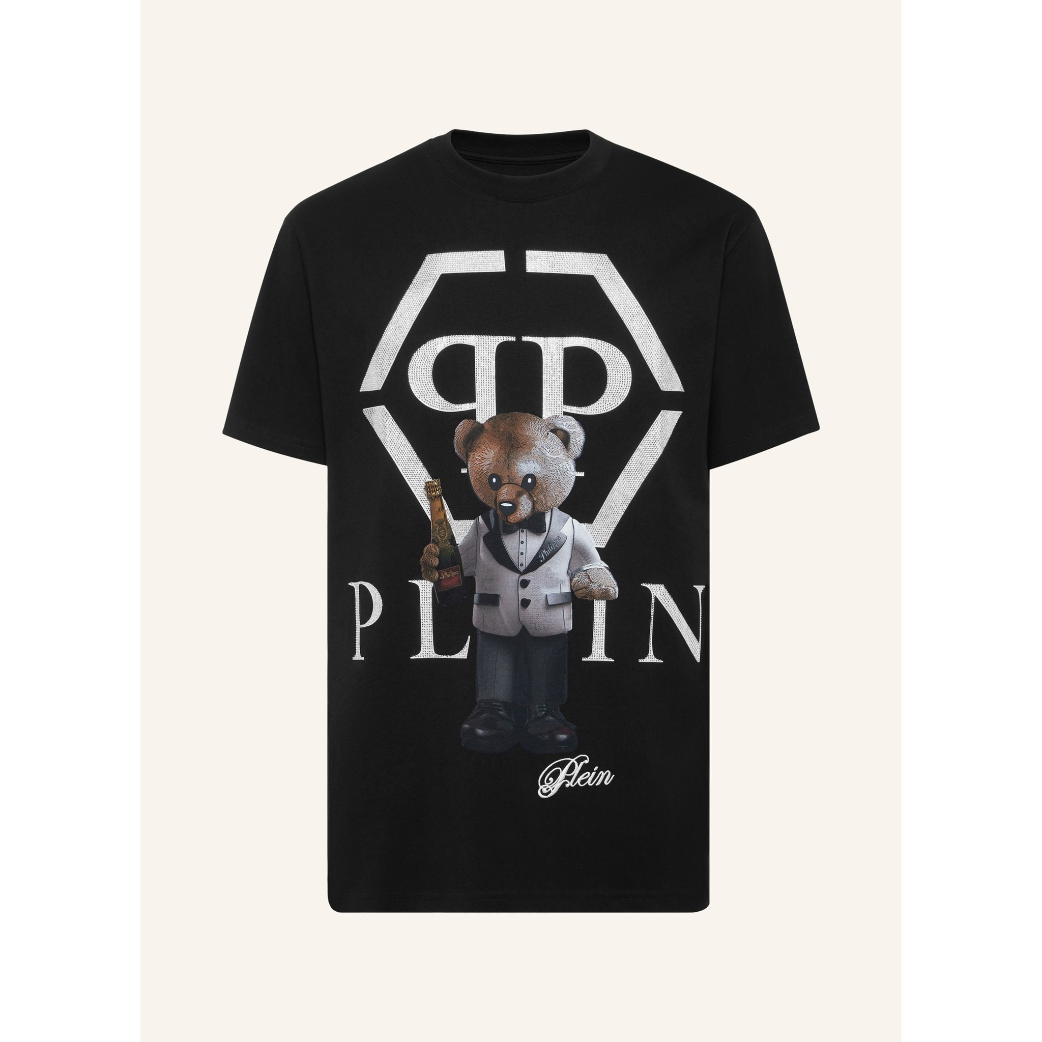 PHILIPP PLEIN Camiseta Cuello Redondo Ss TEDDY