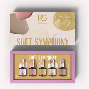 Set vernis semi-permanent - Soft Symphony - 5 x 15ml