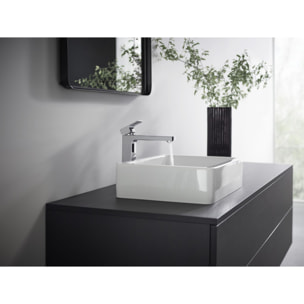Vernis Shape Mitigeur de lavabo 190 avec tirette et vidage métallique chromé