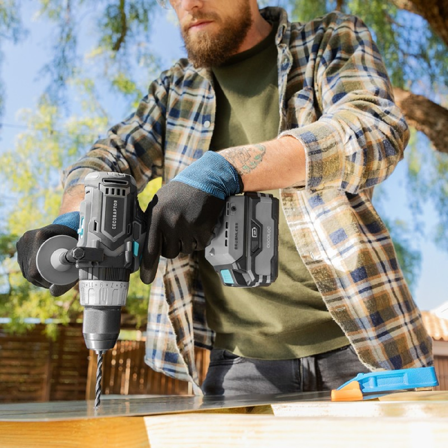 Cecotec Perceuse à percussion CecoRaptor Perfect ImpactDrill 4020 Brushless Ultr