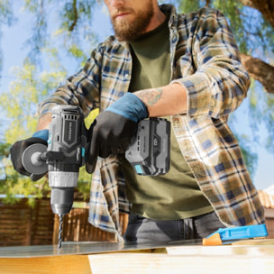 Cecotec Perceuse à percussion CecoRaptor Perfect ImpactDrill 4020 Brushless Ultr