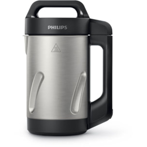 Blender chauffant PHILIPS HR2203/80 Blender pour soupe métal 2L, 1000W