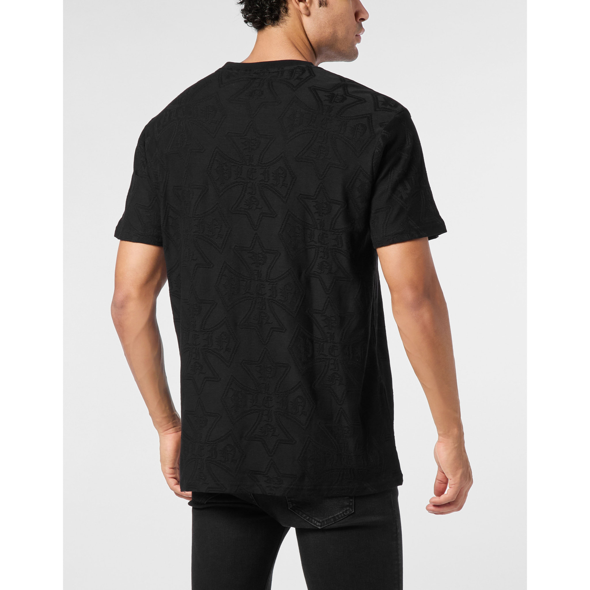 PHILIPP PLEIN T-Shirt Round Neck Ss CREST