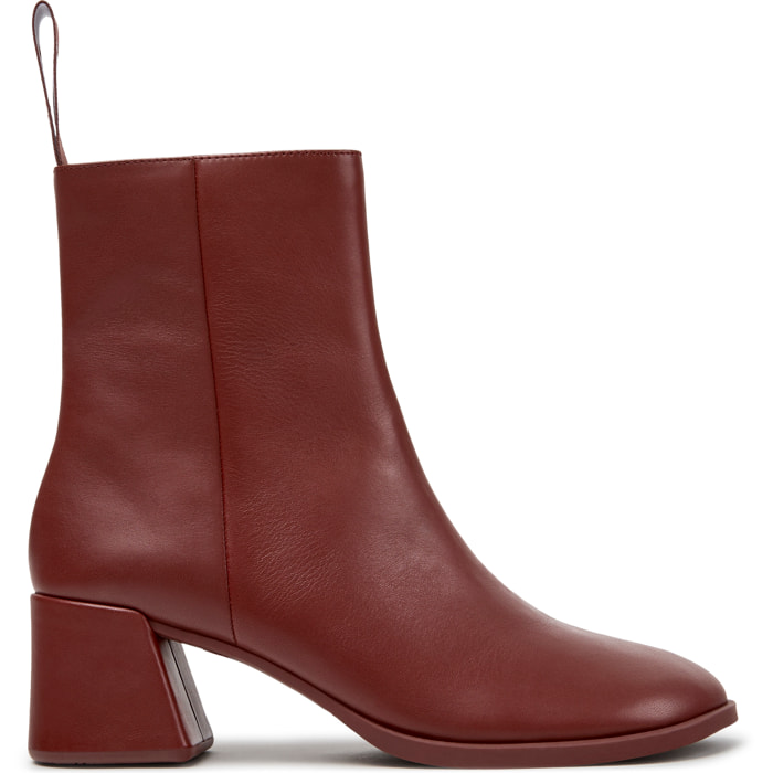 Botines - CAMPER Kora - Rojo - Piel lisa