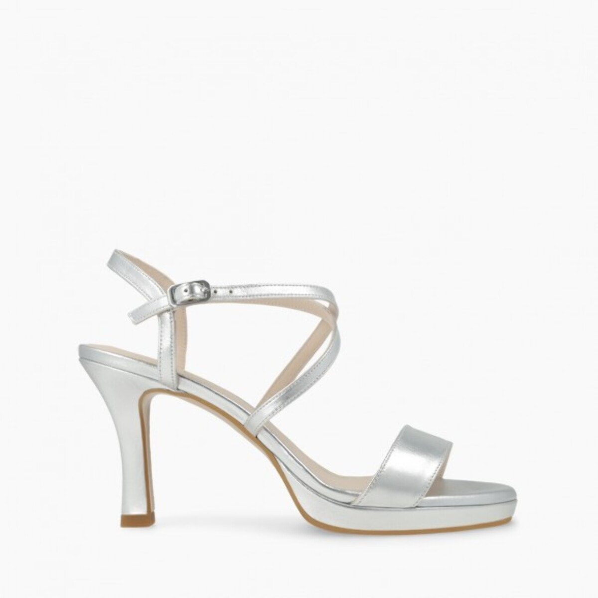 SANDALIAS PLATA LESERA