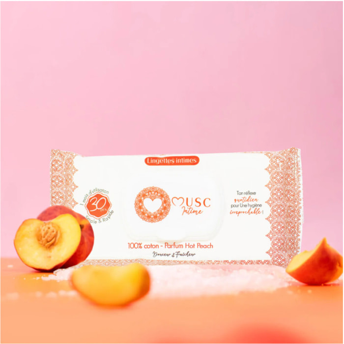 Hot Peach - Lingettes Intimes  30 unités