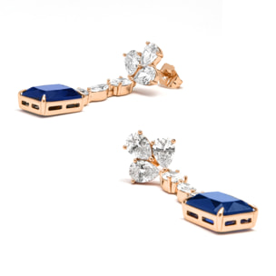 Pendientes Lux by Lux acabadoss en oro 18K