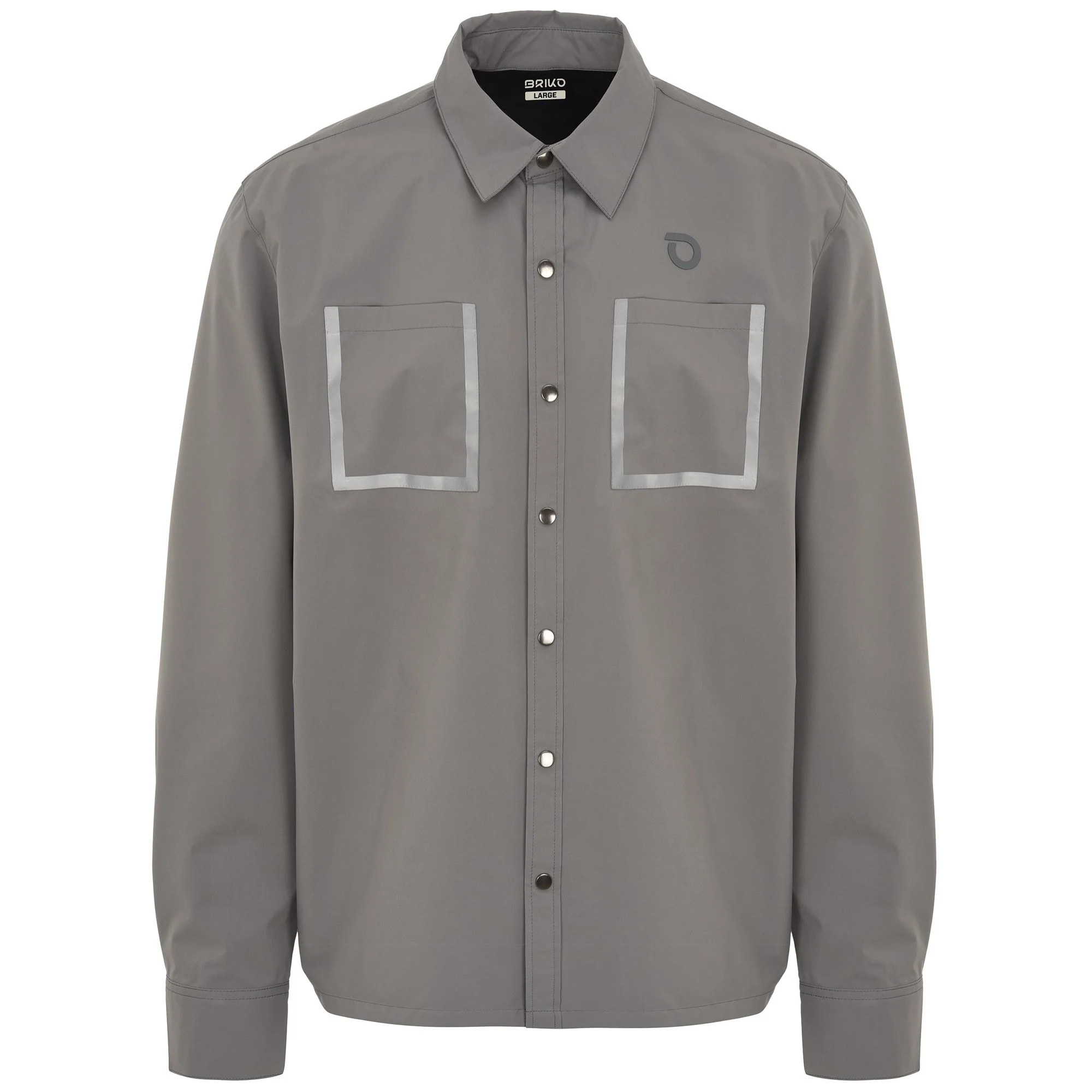 Camicie Briko Uomo Grigio District Shirt