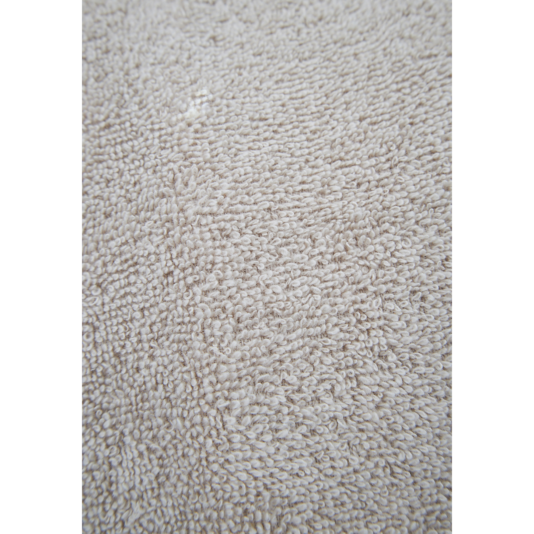 Accappatoio Beige in Spugna con Logo Ricamato e Tasche