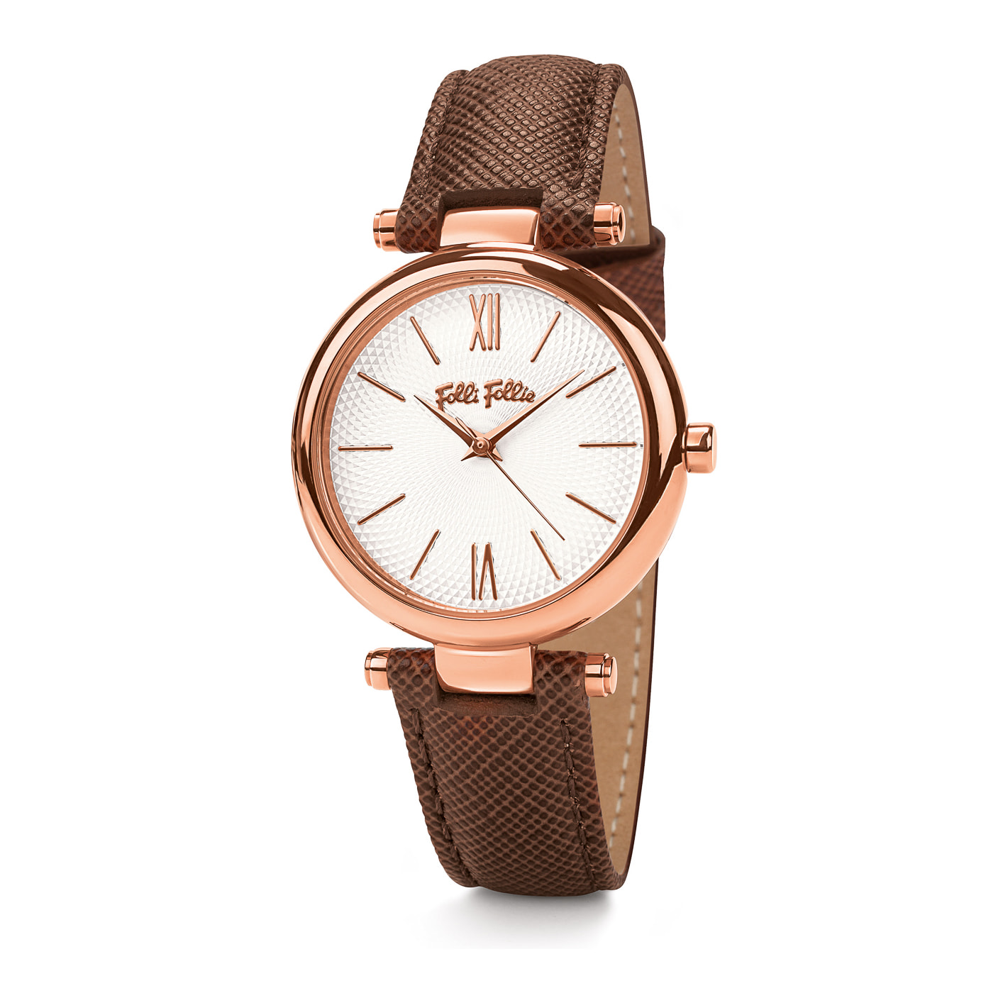 Reloj Folli Follie WF16R029SPS Mujer Analogico Cuarzo con Correa de Cuero