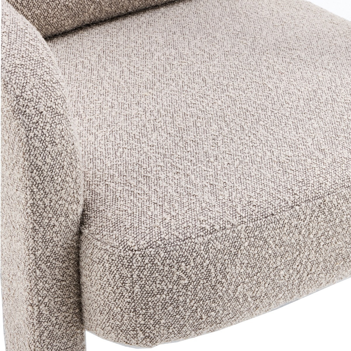 fauteuil en tissu bouclé - NIKO