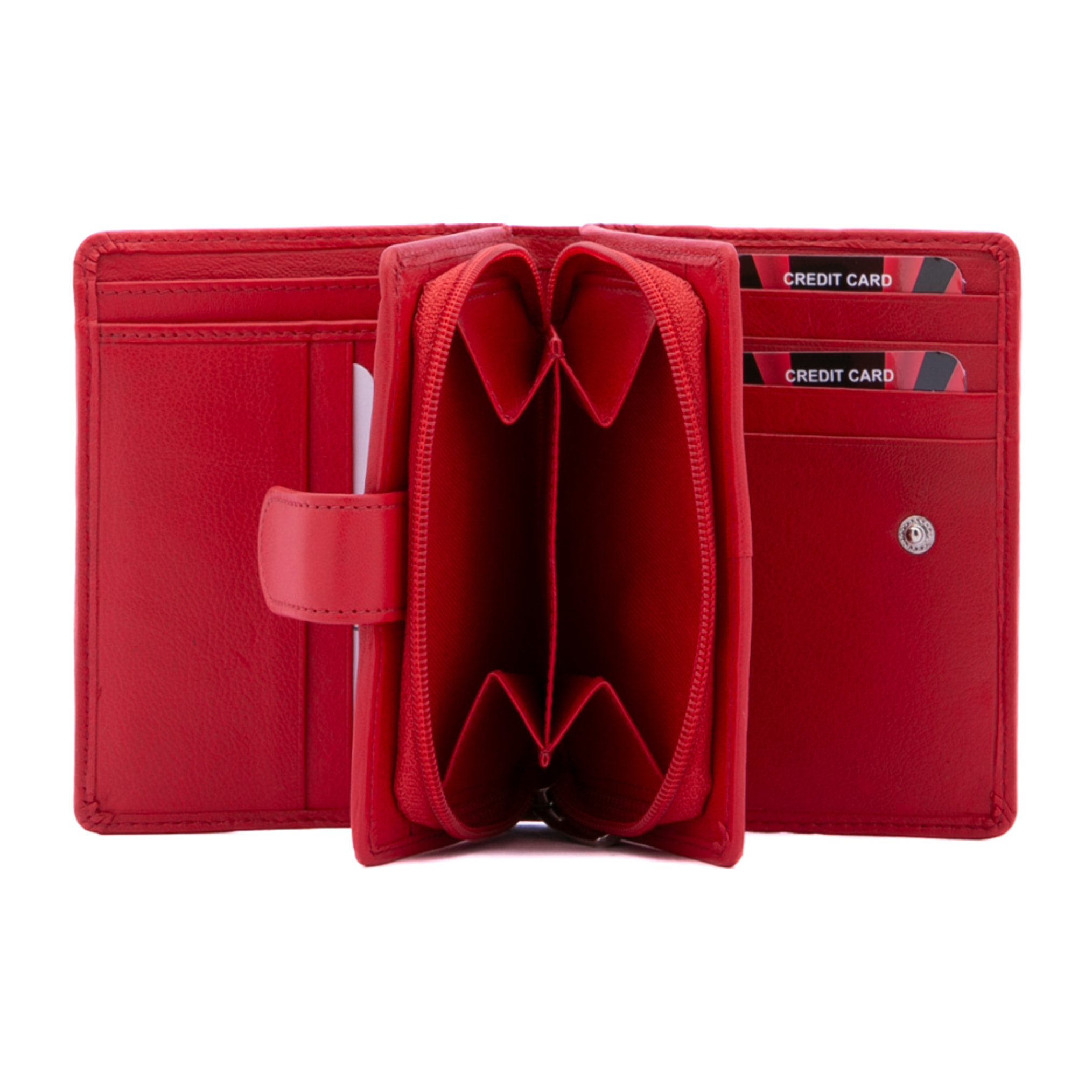 Portafoglio  da donna ecopelle Prodotto Vegano 13x9,5x4 cm