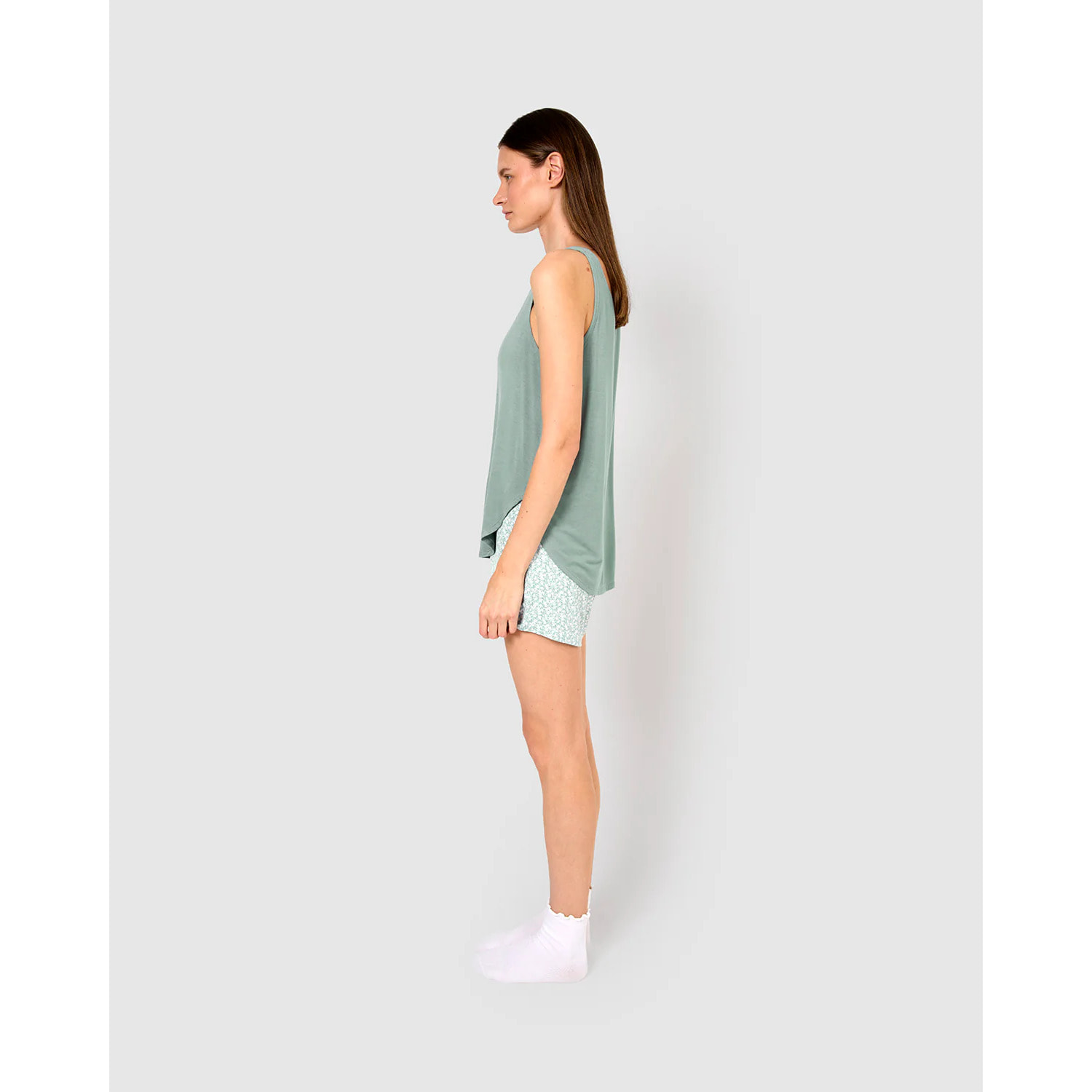 Pigiama spalline viscosa nicole celeste