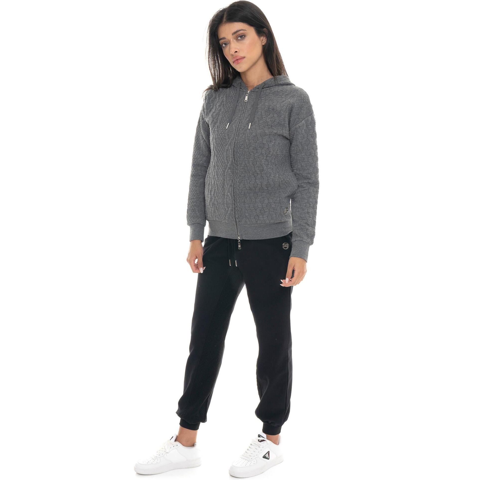 Pantalone invernale donna, fondo in costina, inserti in treccia Leone 1947 Braid