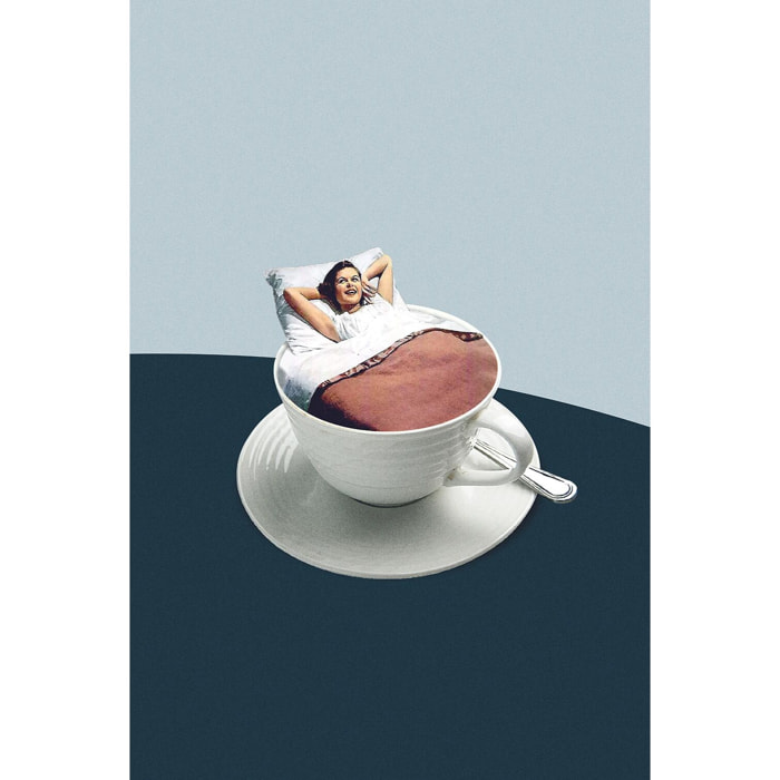 Tableau cuisine humour lever en douceur  Tableau alu Dibond