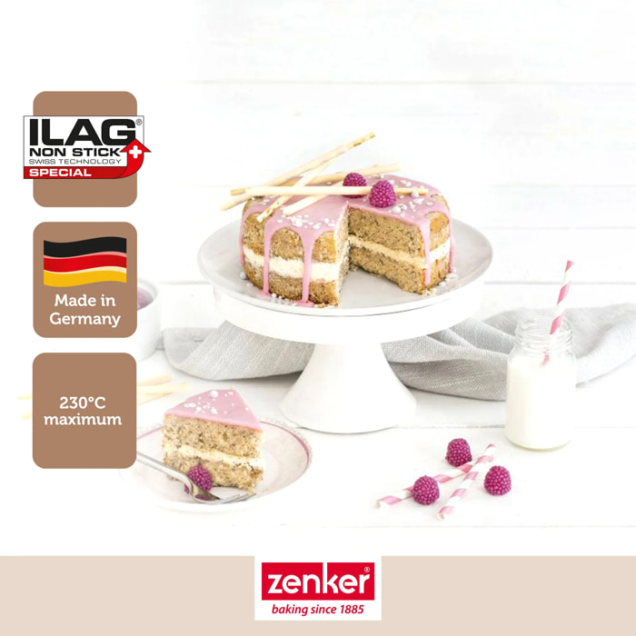 Lot de 2 moules à manqué à charnière 18,5 cm Zenker Spécial Mini