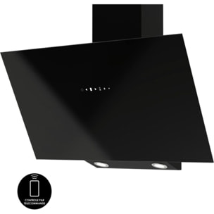 Hotte décorative murale inclinée AIRLUX AHMI671BK