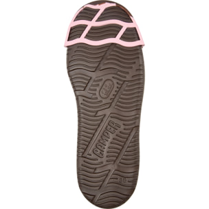 Zapatos de cordones - CAMPER Junction Runner - Marron - Cuero Nubuck