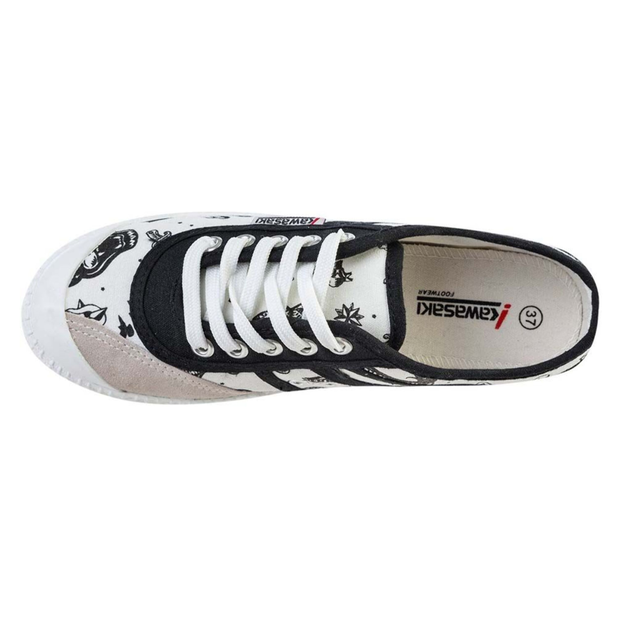 Zapatillas Sneaker para Hombre - KAWASAKI Tattoo Canvas Shoe K202420 1002 White