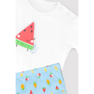 Set tessile con maglietta a maniche corte