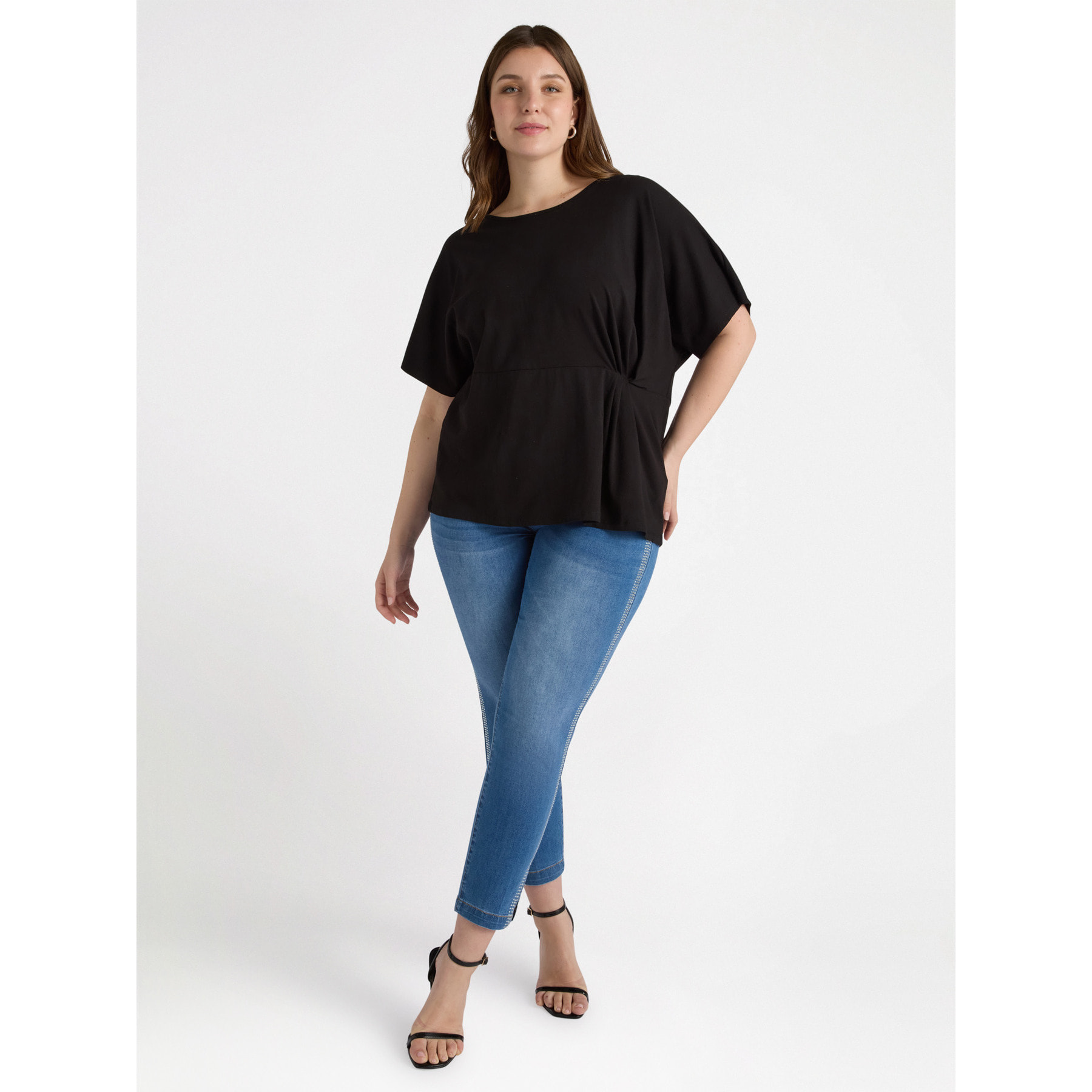 Fiorella Rubino - Jeggings con ricamo - Blu