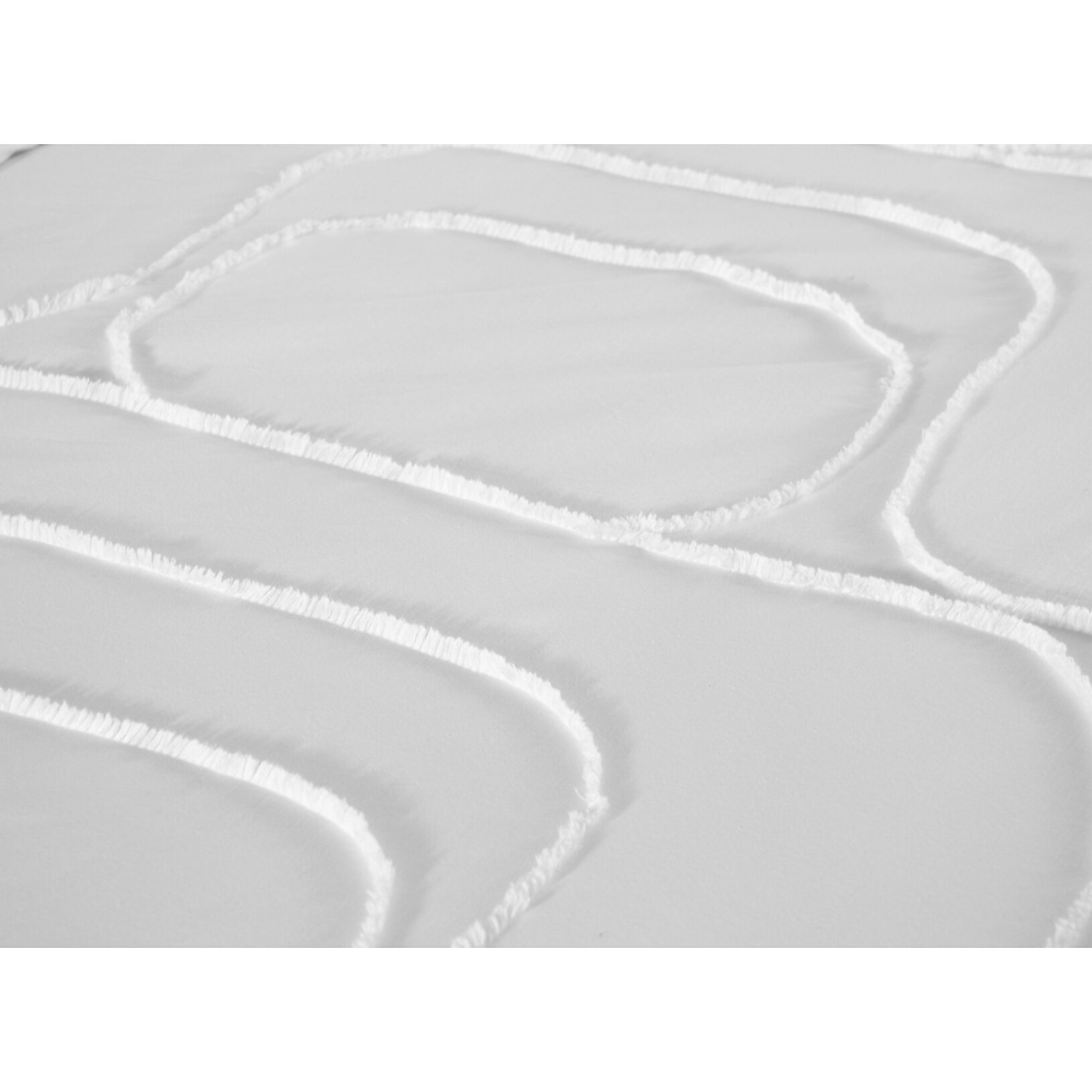 Parure housse de couette coton blanc