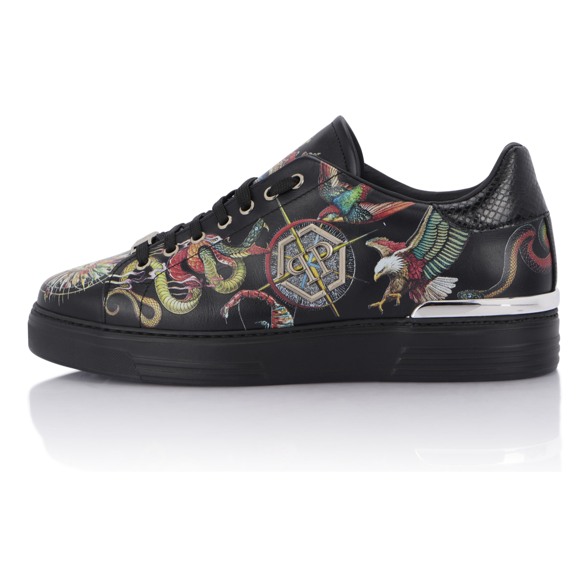 PHILIPP PLEIN Printed Low-Top Sneakers