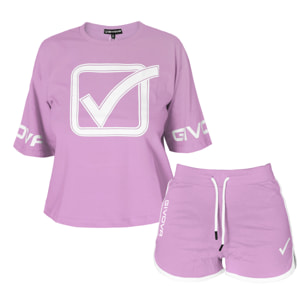 Completo Sportivo Donna GIVOVA Corto Cotone