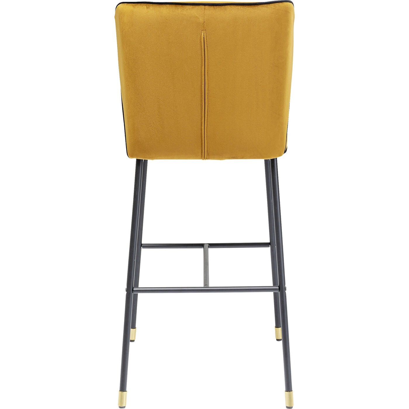 Tabouret de bar Irina velours ocre Kare Design