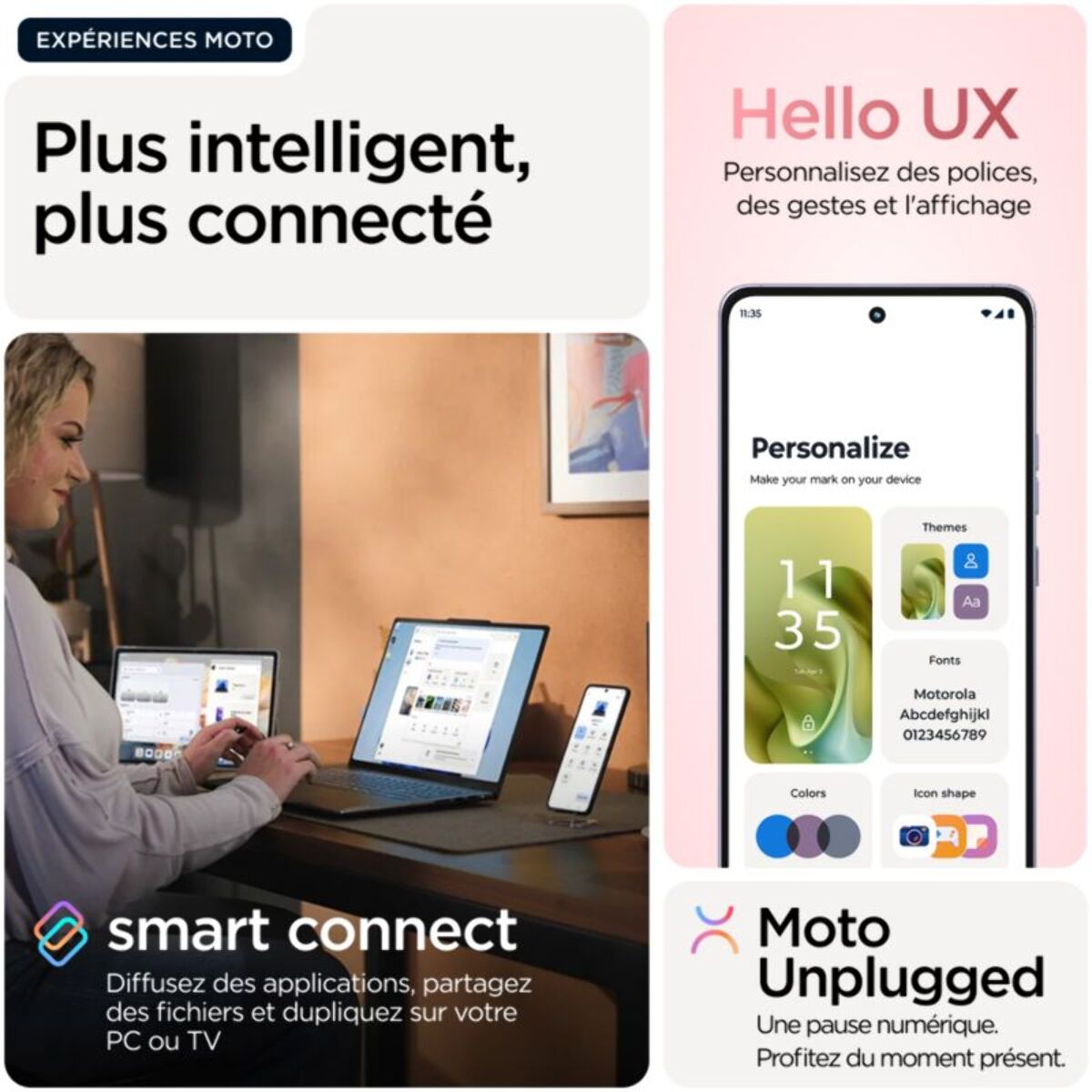 Smartphone MOTOROLA G86 Rouge 256Go 5G