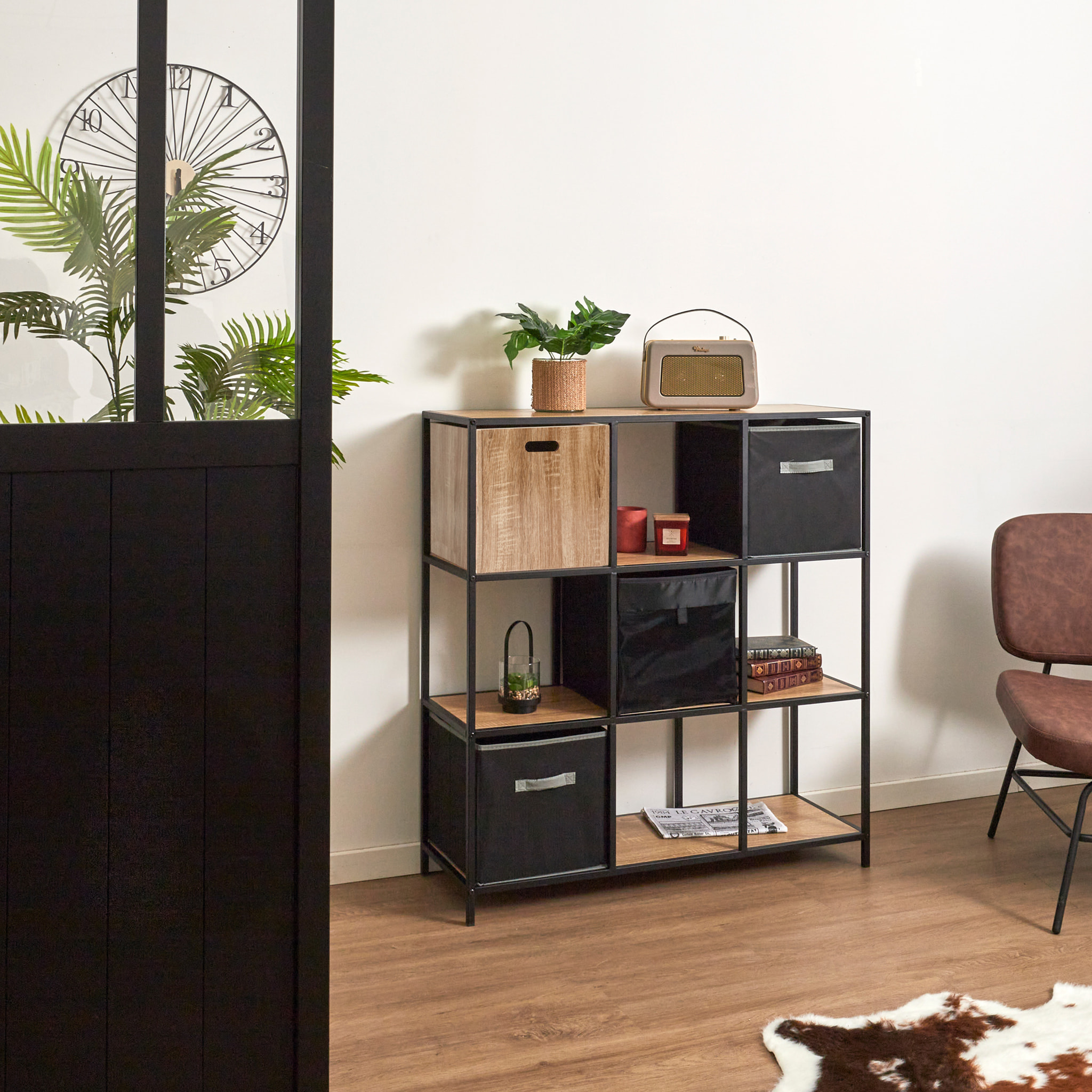 Cube De Rangement 30x30cm Bois