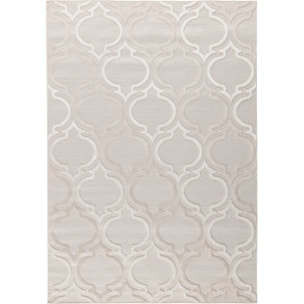 Tapis Loopin 329 gris 200x280 cm - Motif en relief - Indoor & Outdoor