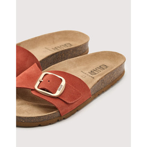 Sandalia Bio Piel Teja - Azure