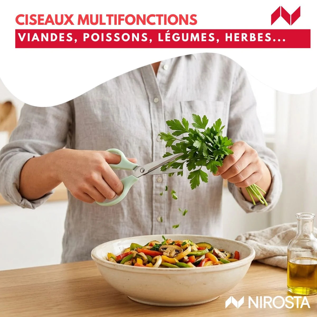 Ciseaux universels 13 cm Nirosta