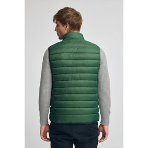 Gilet ultralight verde bottiglia con logo Rigby Go